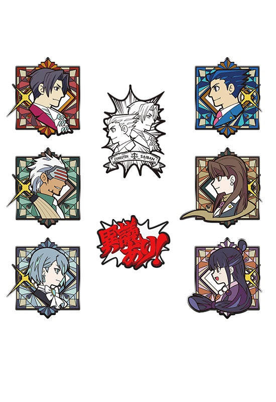Ace Attorney FANTHFUL Series Pin Badge Set
