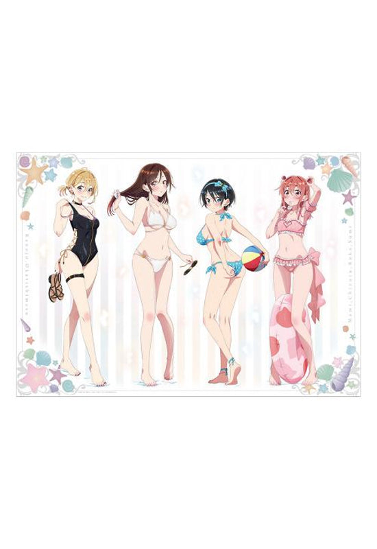 Rent-A-Girlfriend KADOKAWA Swimsuit and Girlfriend A3-Sized Clear Poster Swimsuit and Girlfriend