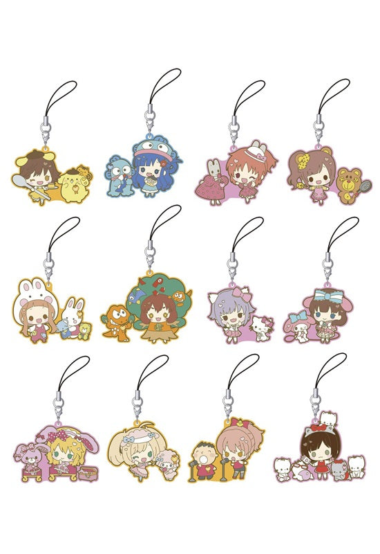 The Idolmaster Cinderella Girls Movic Rubber Strap Collection Sanrio Characters C(1 Random)