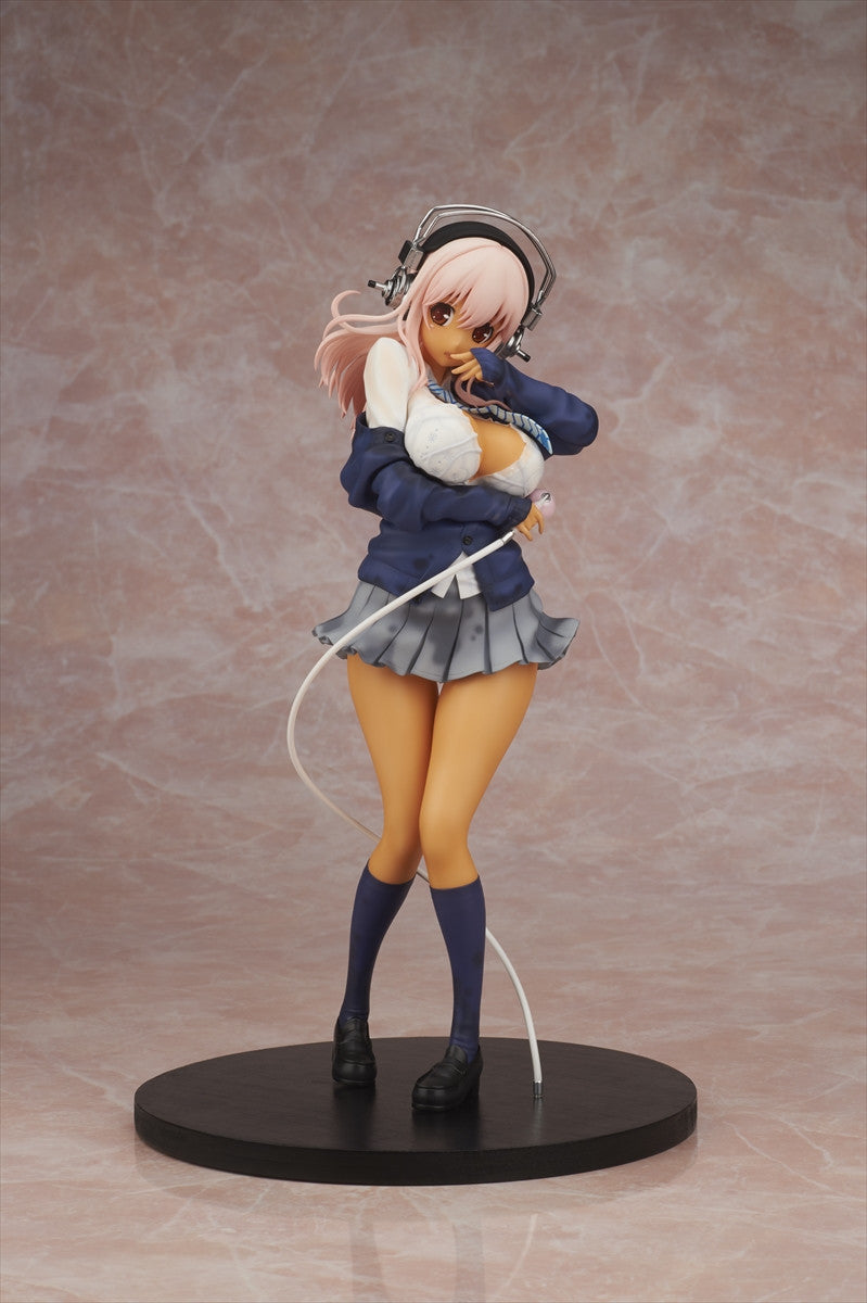 Super Sonico DRAGON Toy See through when wet photo shooting Tanned Gal Ver.
