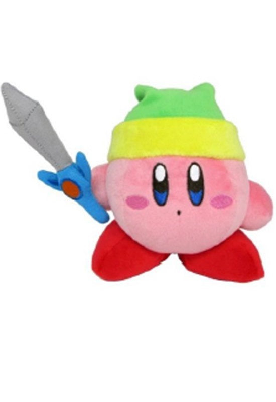 Kirby's Dream Land Sanei-boeki ALL STAR COLLECTION Plush KP09 Sword Kirby (S Size)