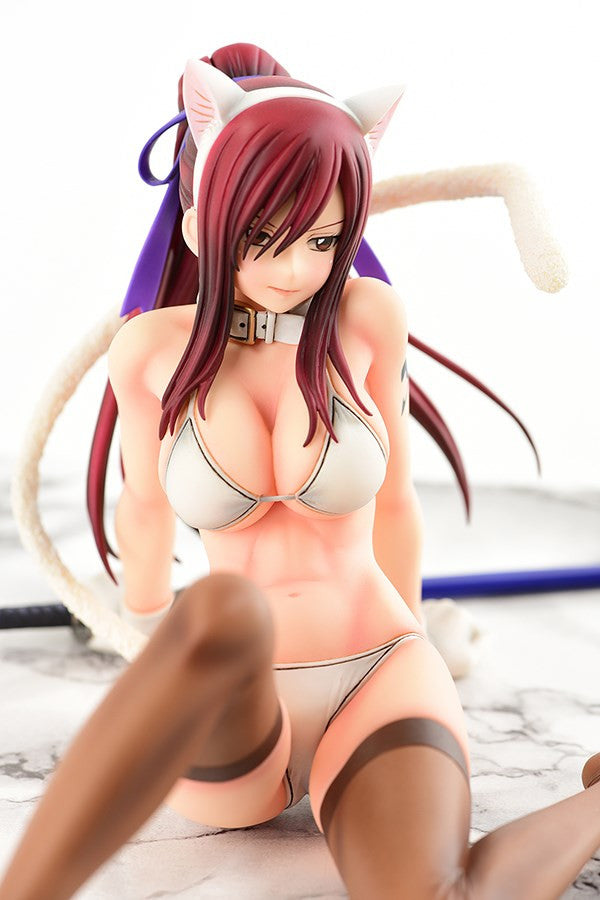 Fairy Tail OrcaToys Erza Scarlet WHITE CAT Gravure Style