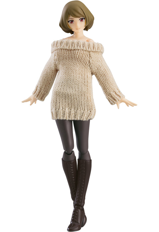 574 figma Styles figma Female Body (Chiaki) with Off-the-Shoulder Sweater Dress