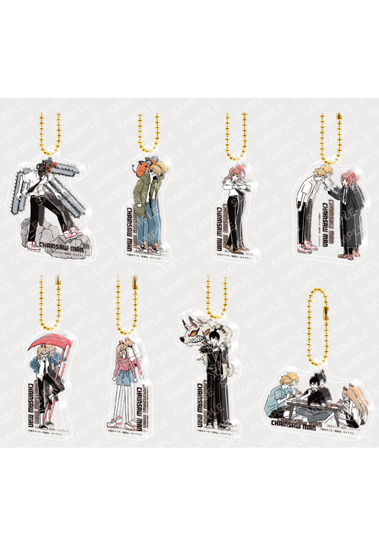 Chainsaw Man POMMOP Yuru Style Acrylic Key Chain Collection