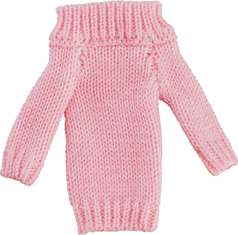 figma Styles figma Styles Off-the-Shoulder Sweater Dress (Pink Beige)