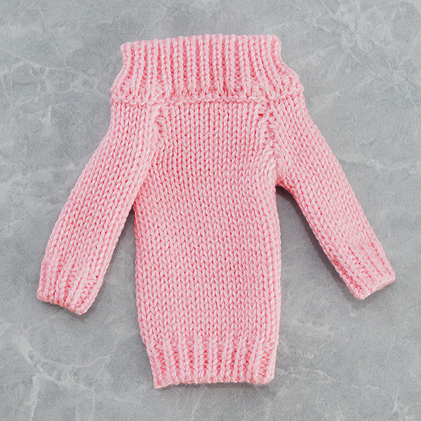 figma Styles figma Styles Off-the-Shoulder Sweater Dress (Pink Beige)