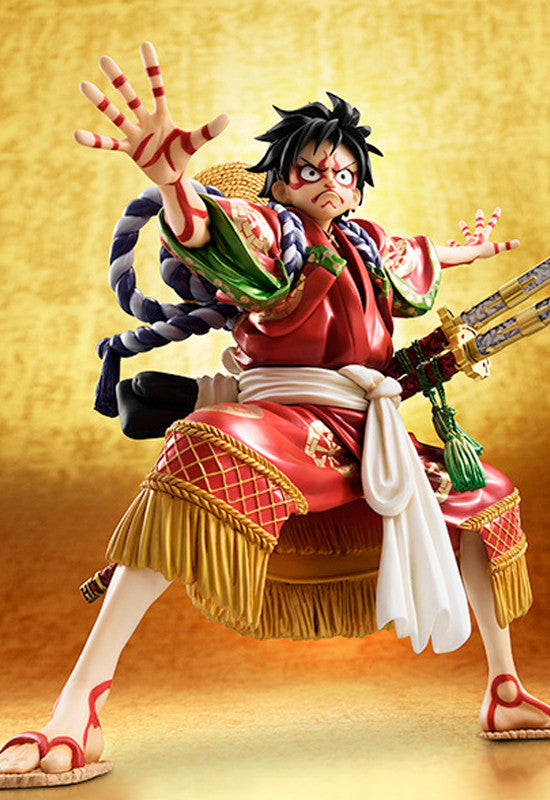 One Piece MEGAHOUSE EXCELLENT MODEL LIMITED OP KABUKI EDITION MONKEY D LUFFY