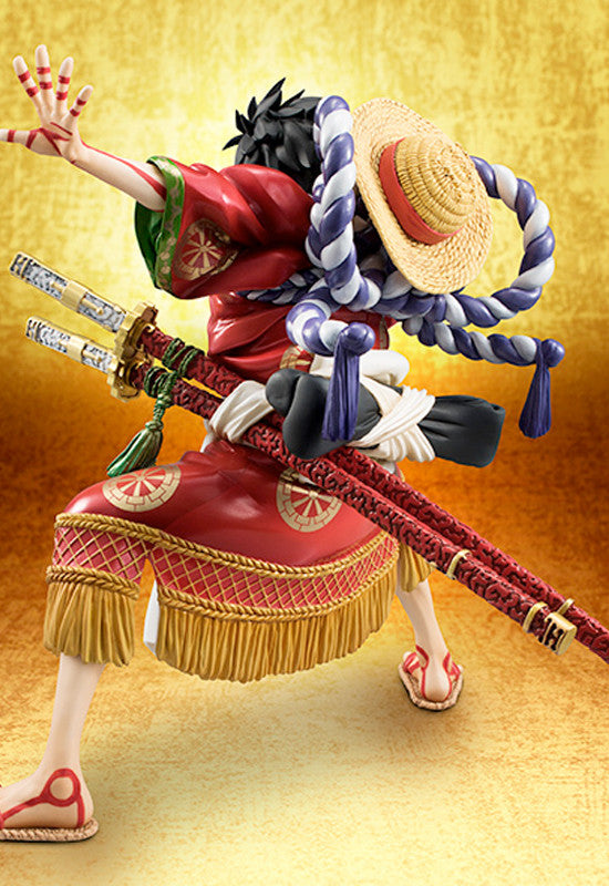 One Piece MEGAHOUSE EXCELLENT MODEL LIMITED OP KABUKI EDITION MONKEY D LUFFY