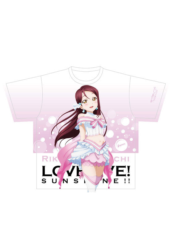 Love Live! Sunshine!! KADOKAWA Full Graphic T-shirt SAKURAUCHI RIKO