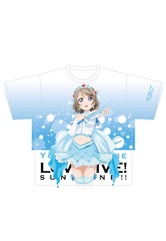 Love Live! Sunshine!! KADOKAWA Full Graphic T-shirt WATANABE YOU