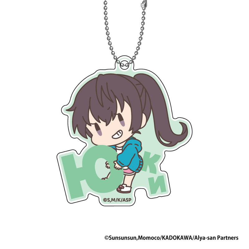 Alya Sometimes Hides Her Feelings in Russian XEBEC Onamae Pitanko Acrylic Key Chain