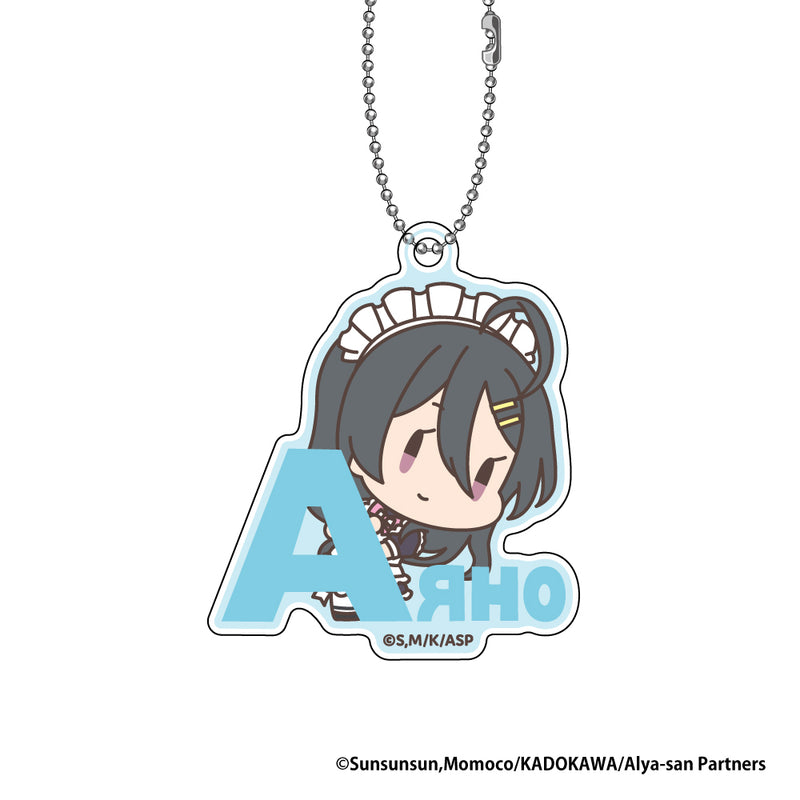 Alya Sometimes Hides Her Feelings in Russian XEBEC Onamae Pitanko Acrylic Key Chain