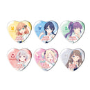 Love Live! Hasu no Sora Jogakuin School Idol Club A3 Heart Can Badge 01 Official Illustration