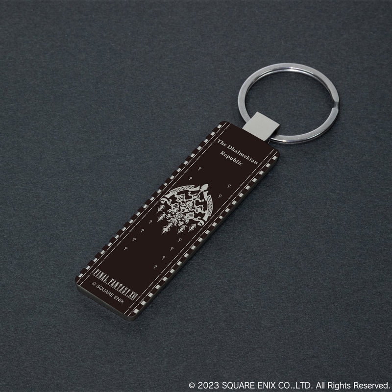 Final Fantasy XVI Square Enix National Emblem Metal Mirror Key Chain(1 Random)