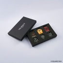 Final Fantasy XIV Square Enix Eorzea Three Continents Medal Style Brooch Set