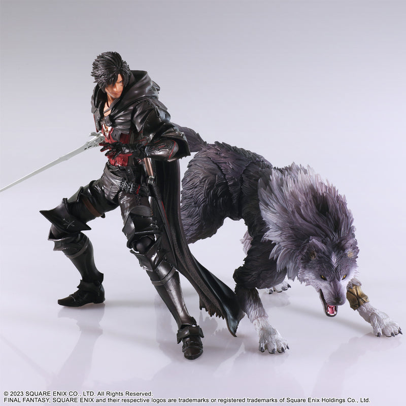 Final Fantasy XVI SQUARE ENIX Bring Arts Clive Rosfield & Torgal (JP)