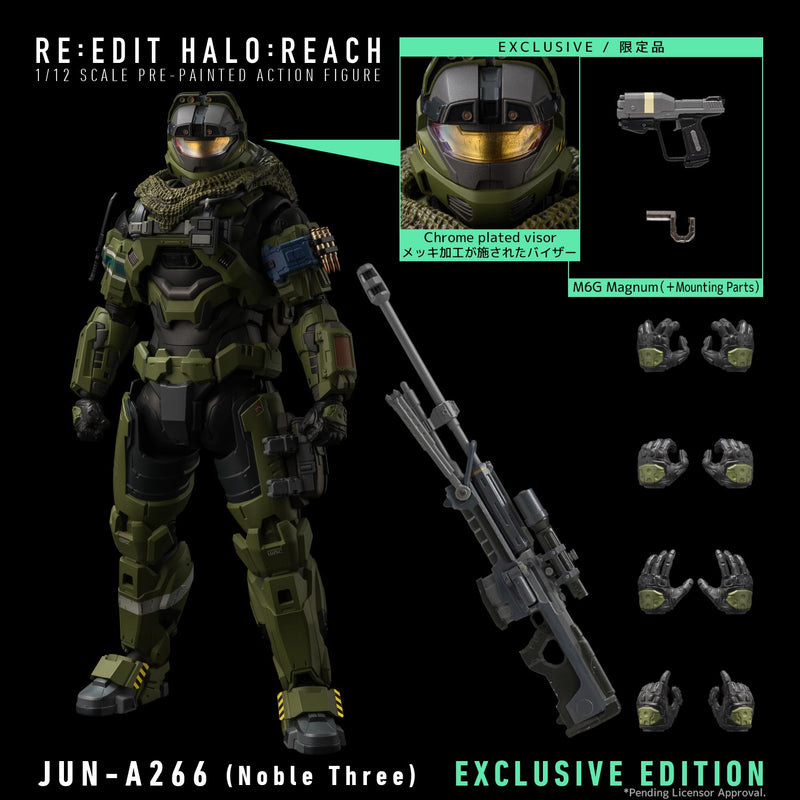 HALO: REACH 1000toys inc. RE:EDIT 1/12 SCALE JUN-A266 (Noble Three) EXCLUSIVE EDITION