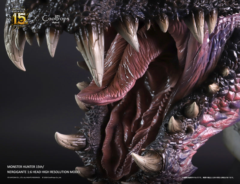 Monster Hunter CoolProps 15th Nergigante 1/6 Head High Resolution Model