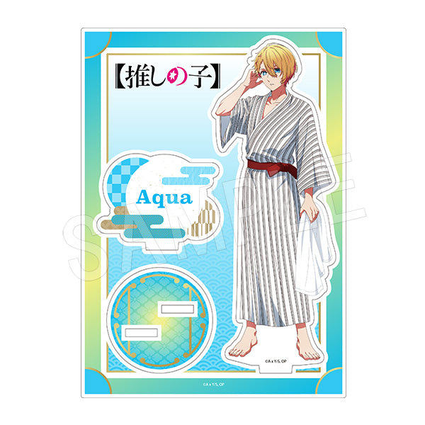 Oshi no Ko Chugai Mining Acrylic Stand Bath Ver. Aqua