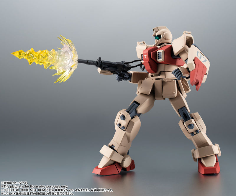 Gundam Mobile Suit The 08th MS Team Bandai Robot Spirits Side MS RGM-79(G) GM Ground Type Ver. A.N.I.M.E.(JP)