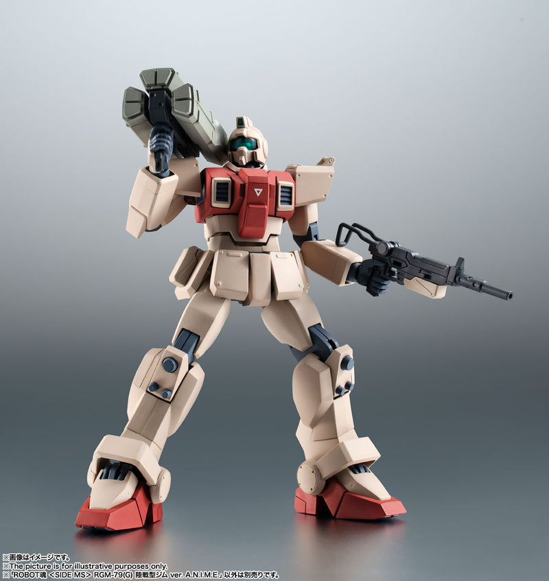 Gundam Mobile Suit The 08th MS Team Bandai Robot Spirits Side MS RGM-79(G) GM Ground Type Ver. A.N.I.M.E.(JP)