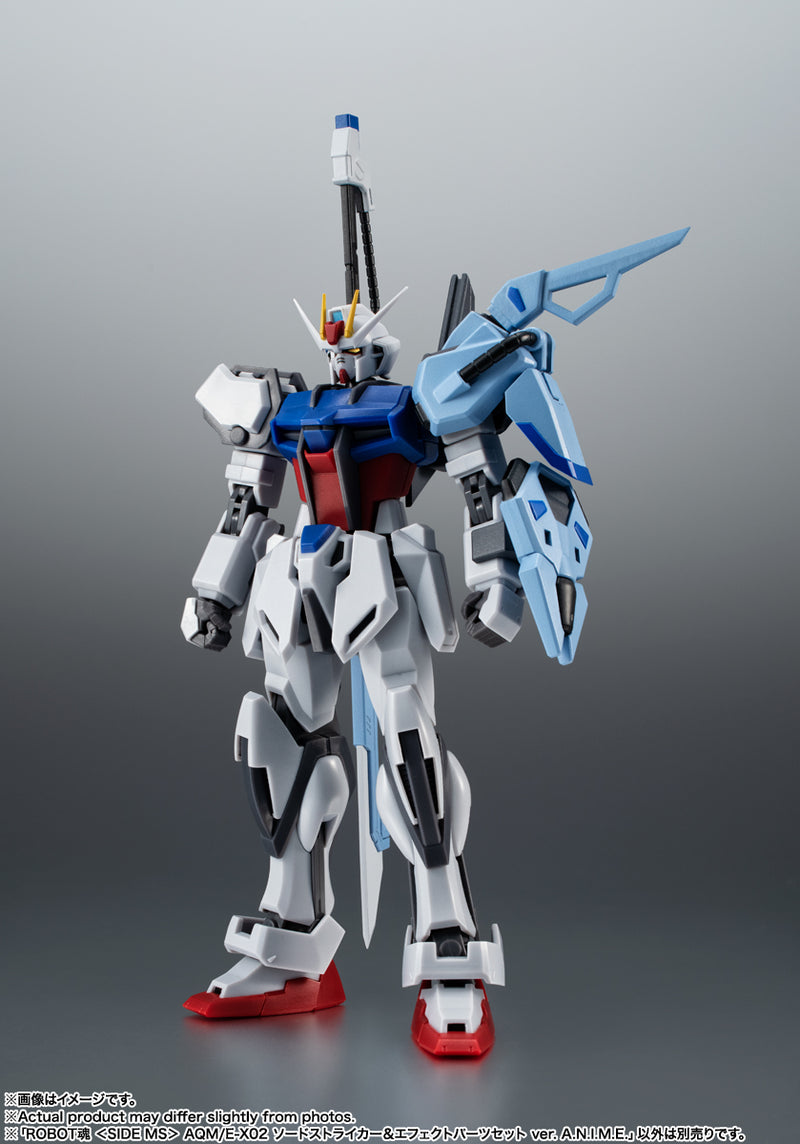 Gundam Mobile Suit SEED Bandai Robot Spirits Side MS AQM/E-X02 Sword Striker & Effect Parts Set Ver. A.N.I.M.E.(JP)