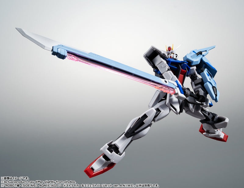 Gundam Mobile Suit SEED Bandai Robot Spirits Side MS AQM/E-X02 Sword Striker & Effect Parts Set Ver. A.N.I.M.E.(JP)