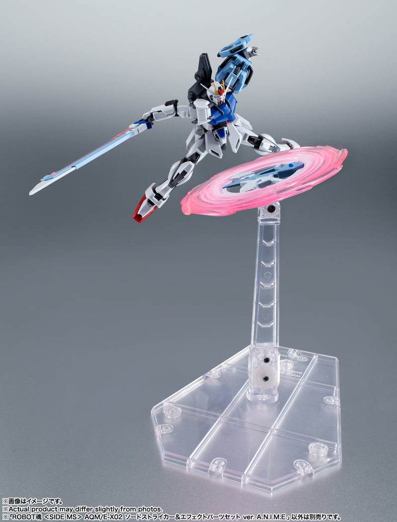 Gundam Mobile Suit SEED Bandai Robot Spirits Side MS AQM/E-X02 Sword Striker & Effect Parts Set Ver. A.N.I.M.E.(JP)