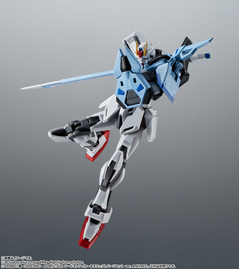Gundam Mobile Suit SEED Bandai Robot Spirits Side MS AQM/E-X02 Sword Striker & Effect Parts Set Ver. A.N.I.M.E.(JP)