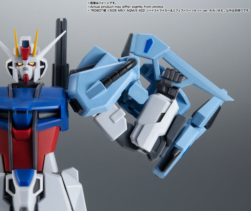 Gundam Mobile Suit SEED Bandai Robot Spirits Side MS AQM/E-X02 Sword Striker & Effect Parts Set Ver. A.N.I.M.E.(JP)