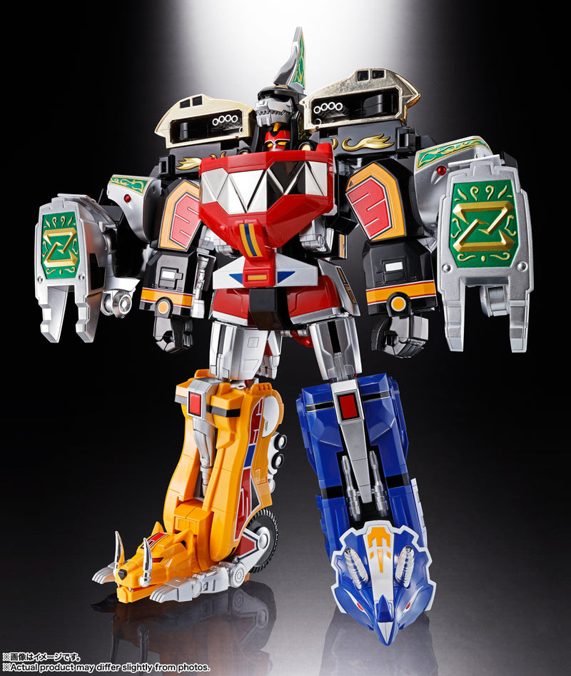 Kyoryu Sentai Zyuranger Bandai Soul of Chogokin GX-72 Megazord & GX-78 Dragonzord (Mighty Morphin Power Rangers)(JP)