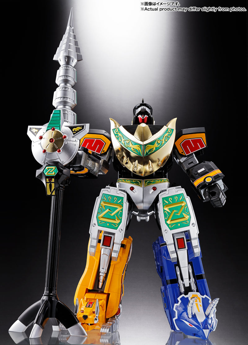 Kyoryu Sentai Zyuranger Bandai Soul of Chogokin GX-72 Megazord & GX-78 Dragonzord (Mighty Morphin Power Rangers)(JP)