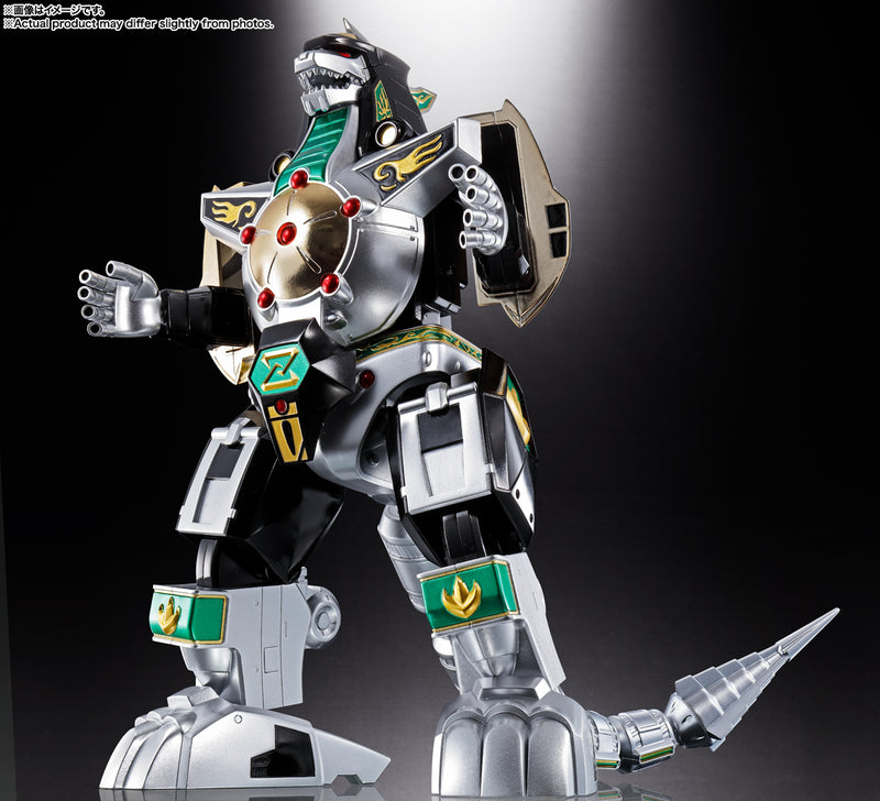 Kyoryu Sentai Zyuranger Bandai Soul of Chogokin GX-72 Megazord & GX-78 Dragonzord (Mighty Morphin Power Rangers)(JP)