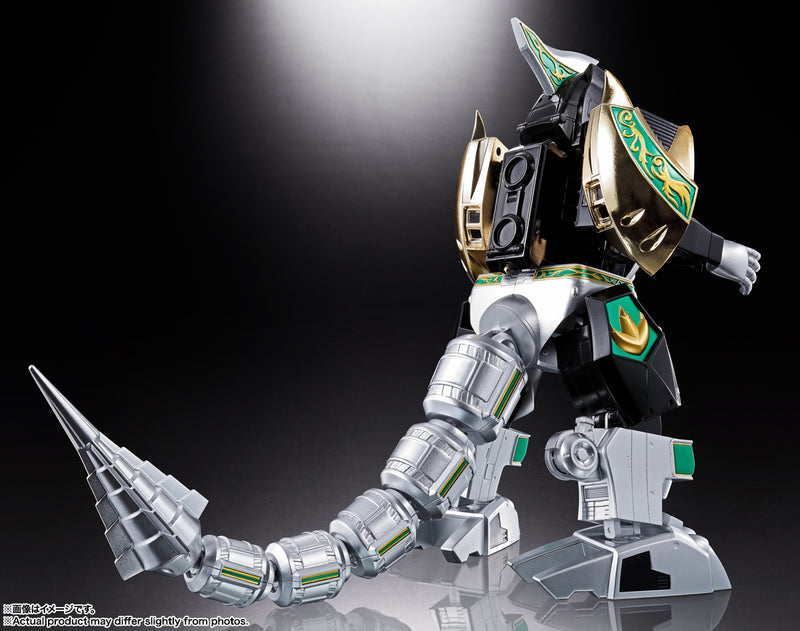 Kyoryu Sentai Zyuranger Bandai Soul of Chogokin GX-72 Megazord & GX-78 Dragonzord (Mighty Morphin Power Rangers)(JP)