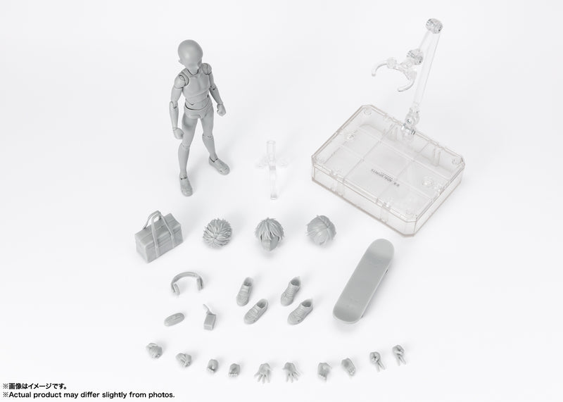 Bandai S.H.Figuarts Body-kun -School Life- Edition DX Set (Gray Color Ver.)(JP)