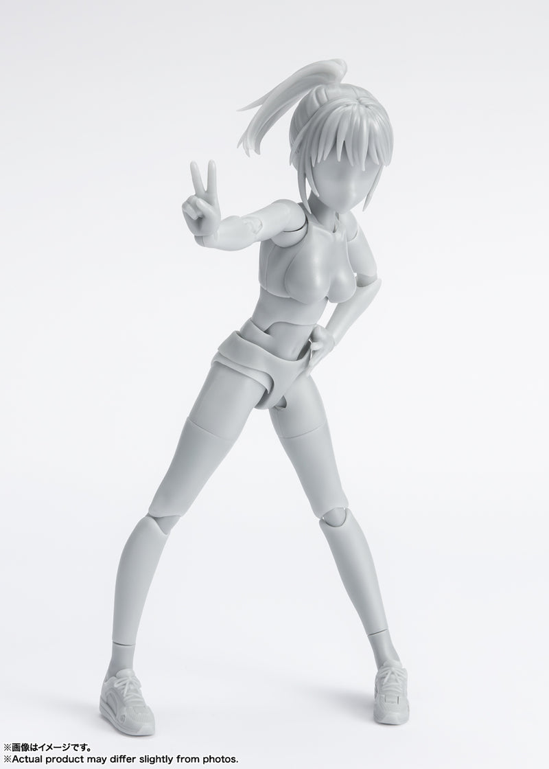 Bandai S.H.Figuarts Body-chan -School Life- Edition DX Set (Gray Color Ver.)(JP)