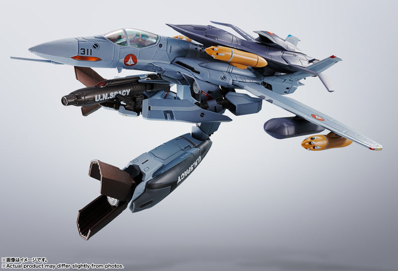 Macross Zero Bandai HI-METAL R VF-0A Phoenix (Kudo Shin Fighter) + QF-2200D-B Ghost(JP)