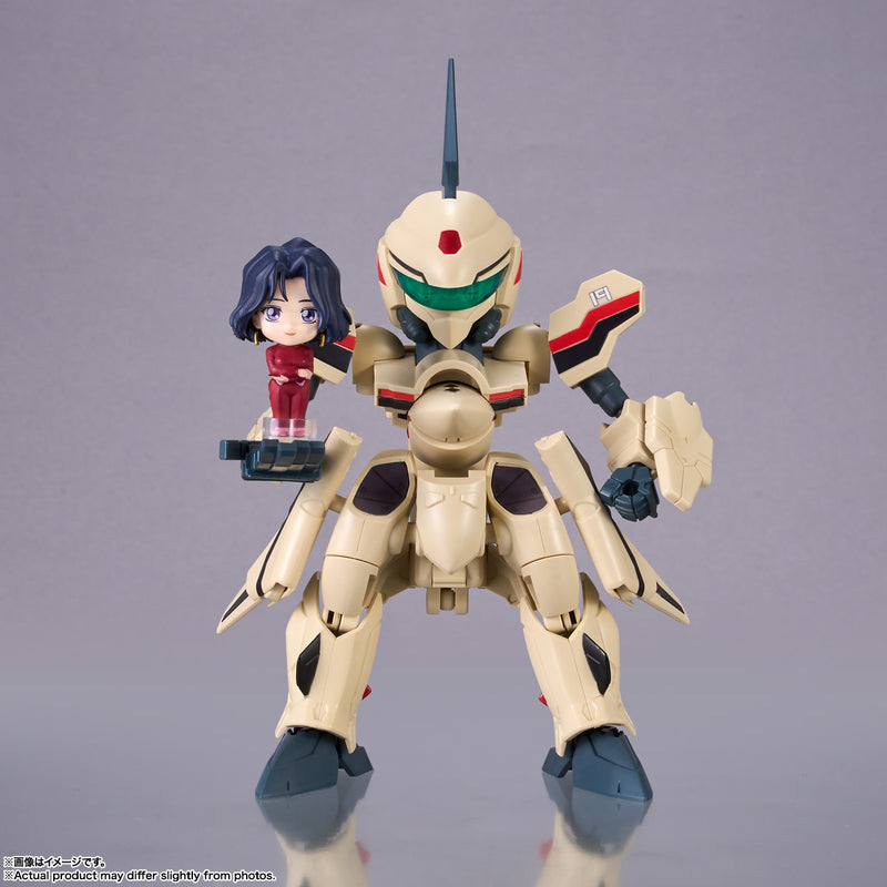 MACROSS Plus Bandai TINY SESSION YF-19 (Isamu Alva Dyson Use) with Myung Fang Lone (JP)