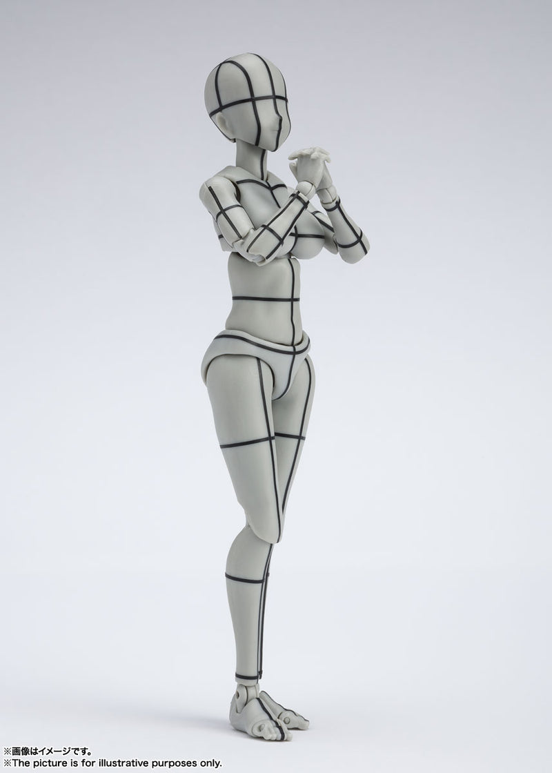 Bandai S.H.Figuarts Body-chan -Kentaro Yabuki- Wire Frame (Gray Color Ver.) (re-run)