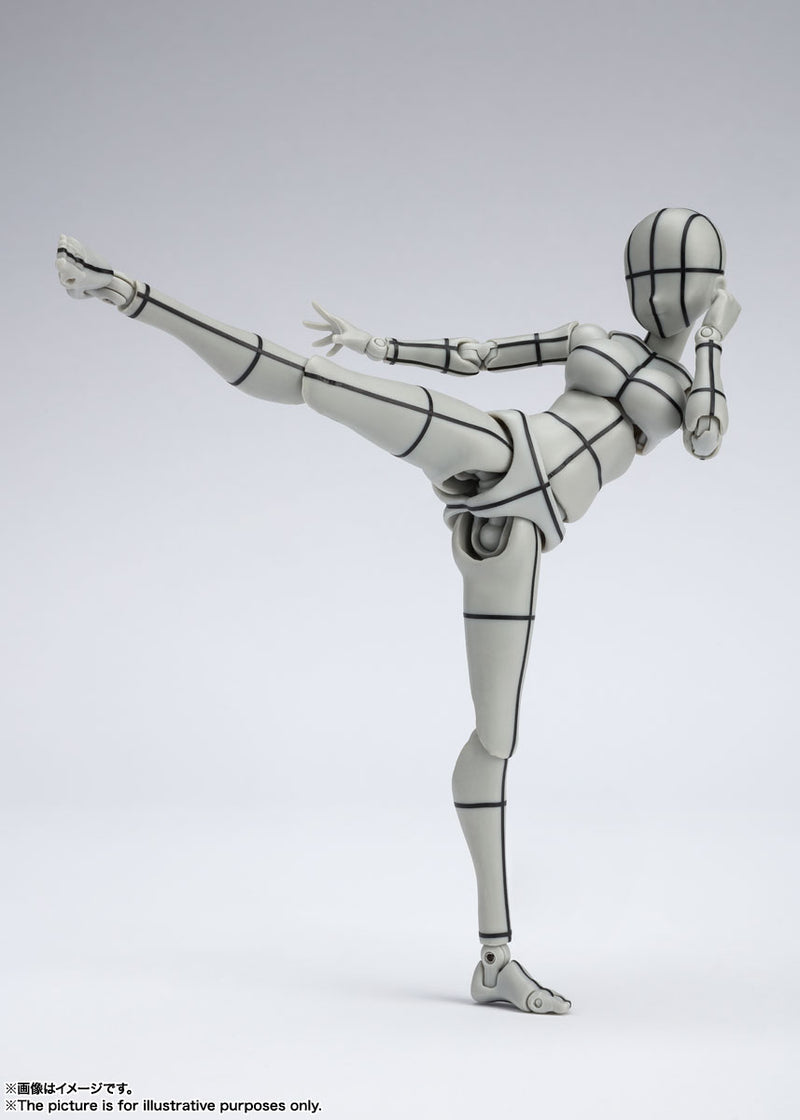 Bandai S.H.Figuarts Body-chan -Kentaro Yabuki- Wire Frame (Gray Color Ver.) (re-run)