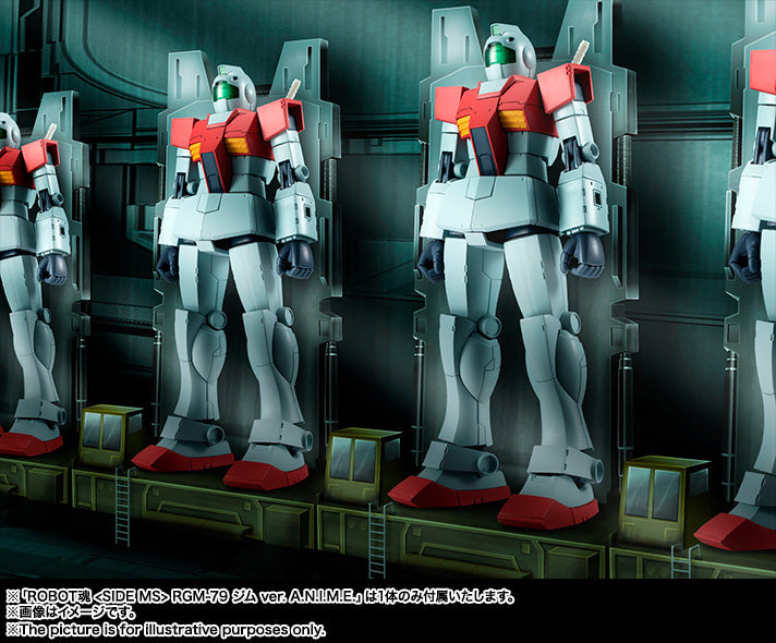 Gundam Mobile Suit Bandai Robot Spirits Side MS RGM-79 GM Ver. A.N.I.M.E. (Resale)