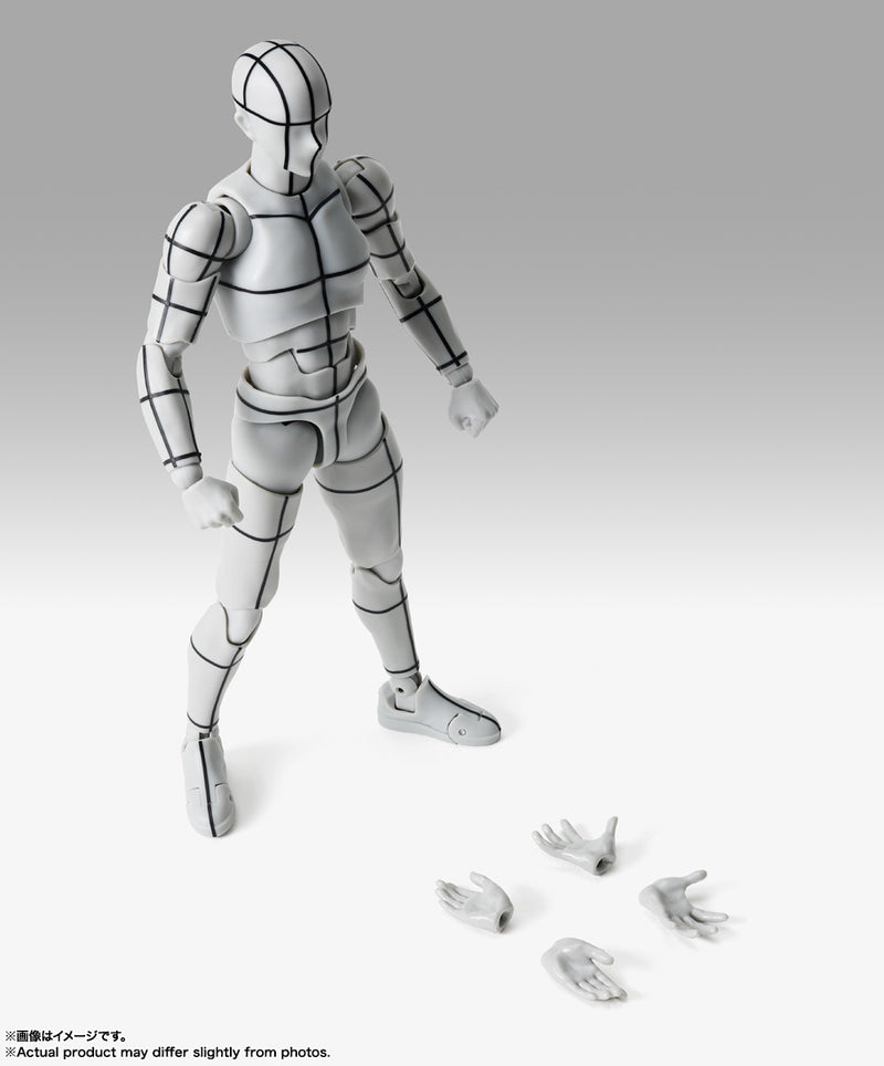 Bandai S.H.Figuarts Body-kun -Sports- Edition -Wire Frame- (Gray Color Ver.)