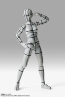 Bandai S.H.Figuarts Body-chan -Sports- Edition -Wire Frame- (Gray Color Ver.)