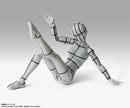 Bandai S.H.Figuarts Body-chan -Sports- Edition -Wire Frame- (Gray Color Ver.)
