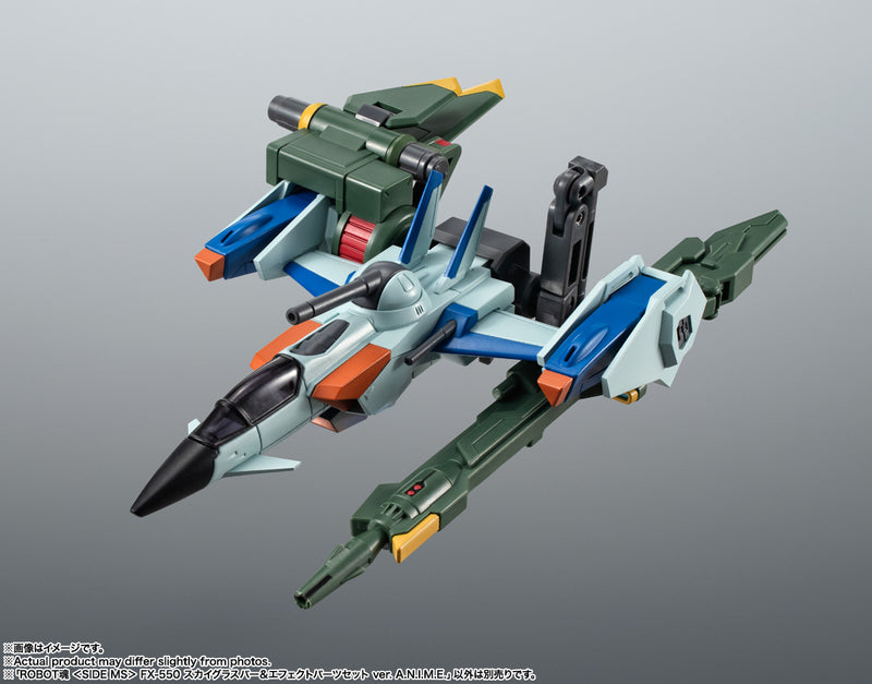 Gundam Mobile Suit SEED Bandai Robot Spirits Side MS FX-550 Sky Grasper & Effect Parts Set Ver. A.N.I.M.E.