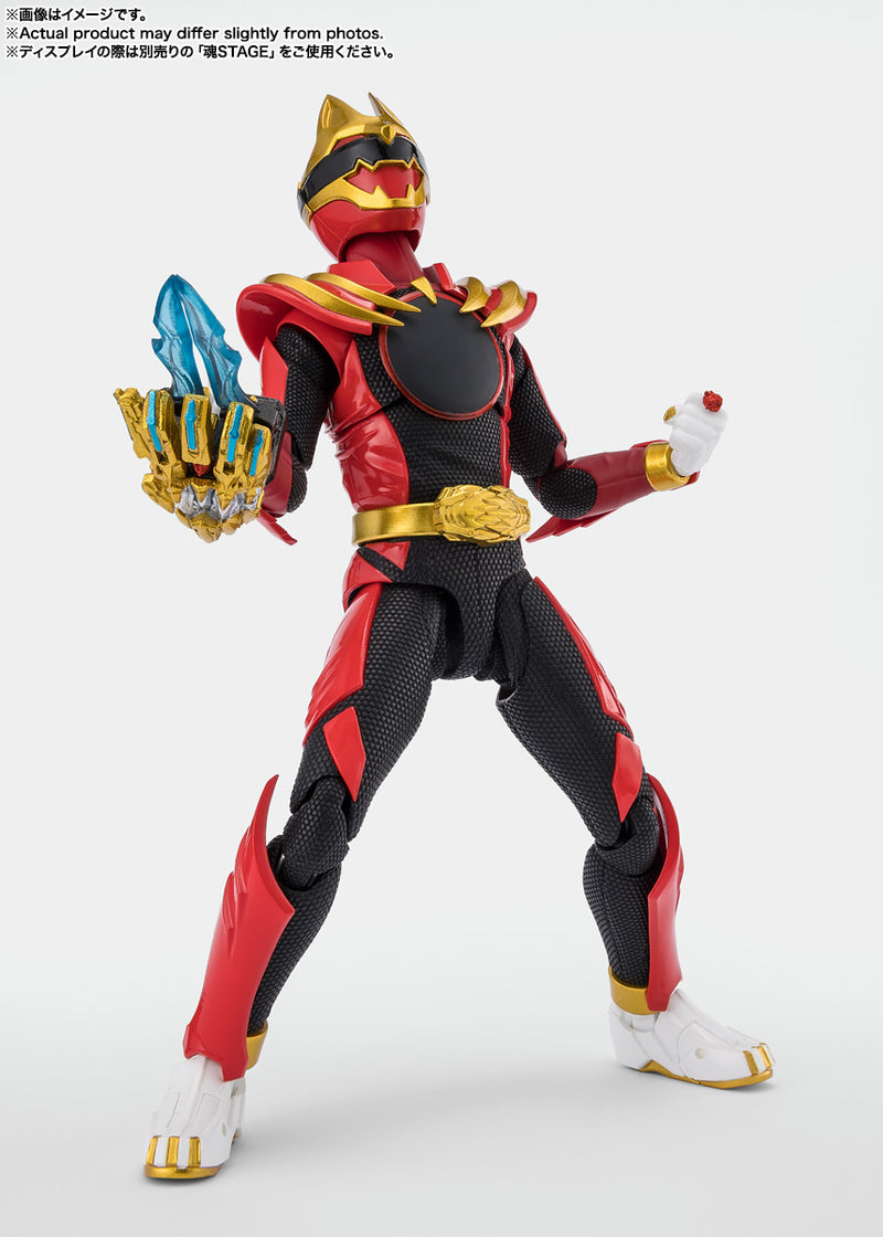 No. 1 Sentai Gozyuger Bandai S.H.Figuarts Gozyu Wolf (First Limited Edition with Sentai Ring)