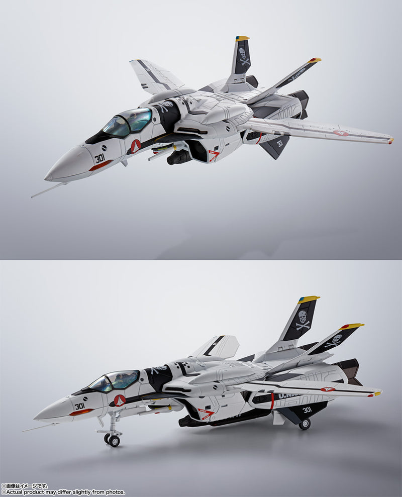 Macross Zero Bandai HI-METAL R VF-0S Phoenix (Roy Focker Fighter) + QF-2200D-B Ghost