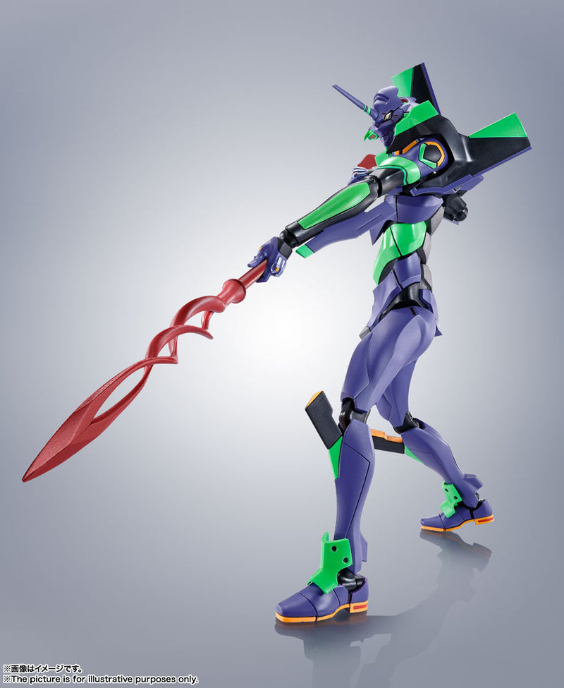 Rebuild of Evangelion Bandai Robot Spirits SIDE EVA EVA-01 + Spear of Cassius -Renewal Color Edition-