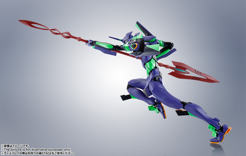 Rebuild of Evangelion Bandai Robot Spirits SIDE EVA EVA-01 + Spear of Cassius -Renewal Color Edition-