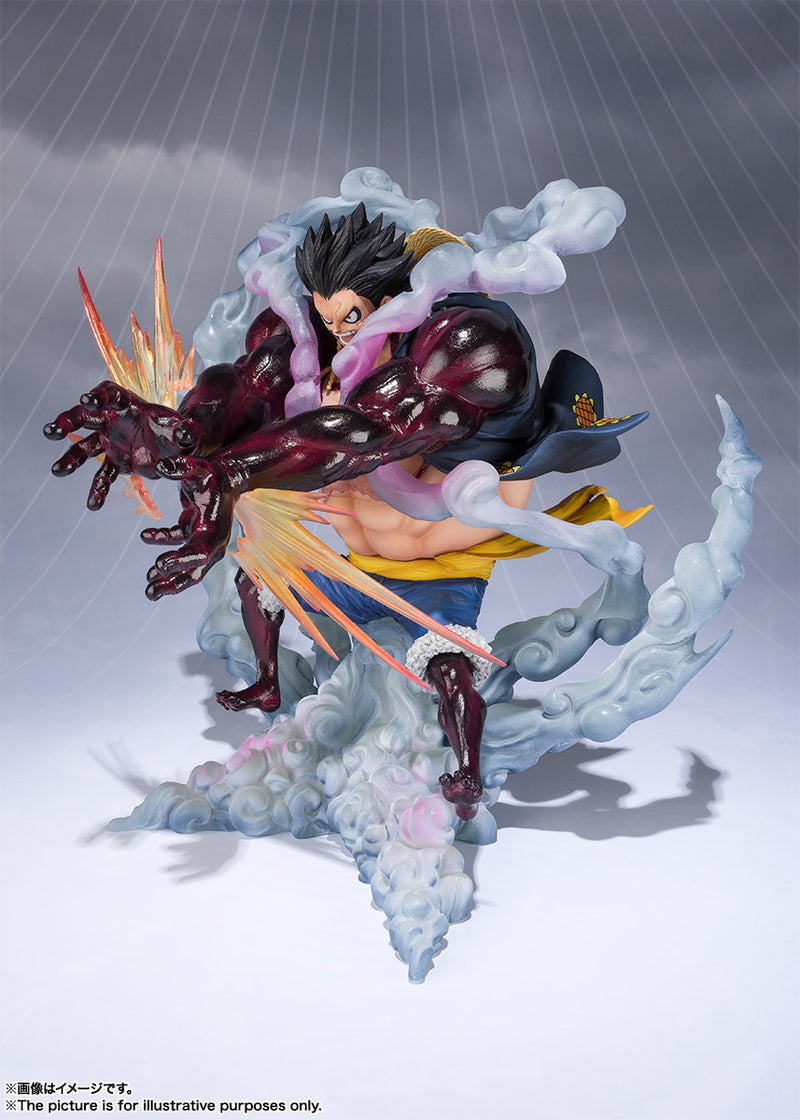 One Piece Bandai Figuarts Zero Extra Battle Monkey D. Luffy -Fourth Gear-Leo Bazooka-